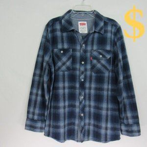 Levi's LS Plaid Flannel Button Down Shirt Large